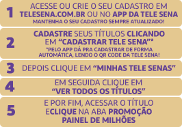 Passo a passo cadastre