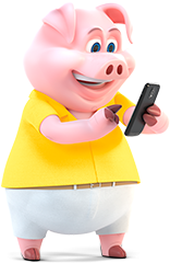 Porquinho da Tele Sena