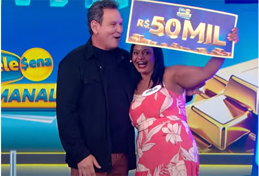 Participação no programa Vinte e Um da Sorte