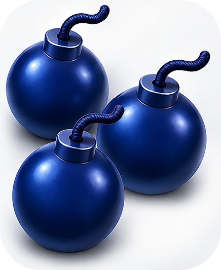 3 bombas