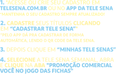 Passo a passo cadastre